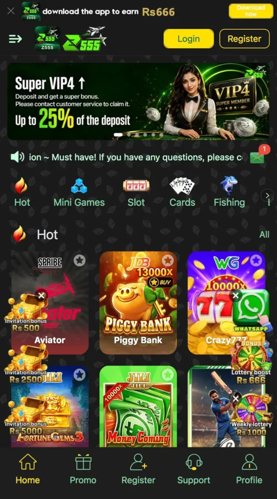 z555 game